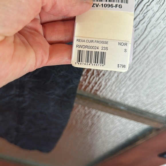 Zadig & Voltaire
Rexa Crumpled Leather Mini Dress size small nwt - Picture 8 of 14